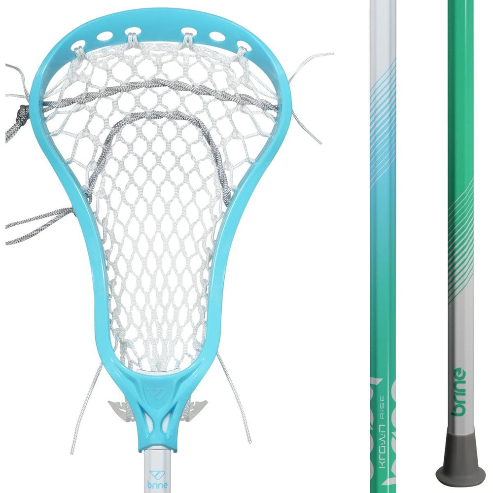 Brine Krown Rise Complete Girls Lacrosse Stick - Blue