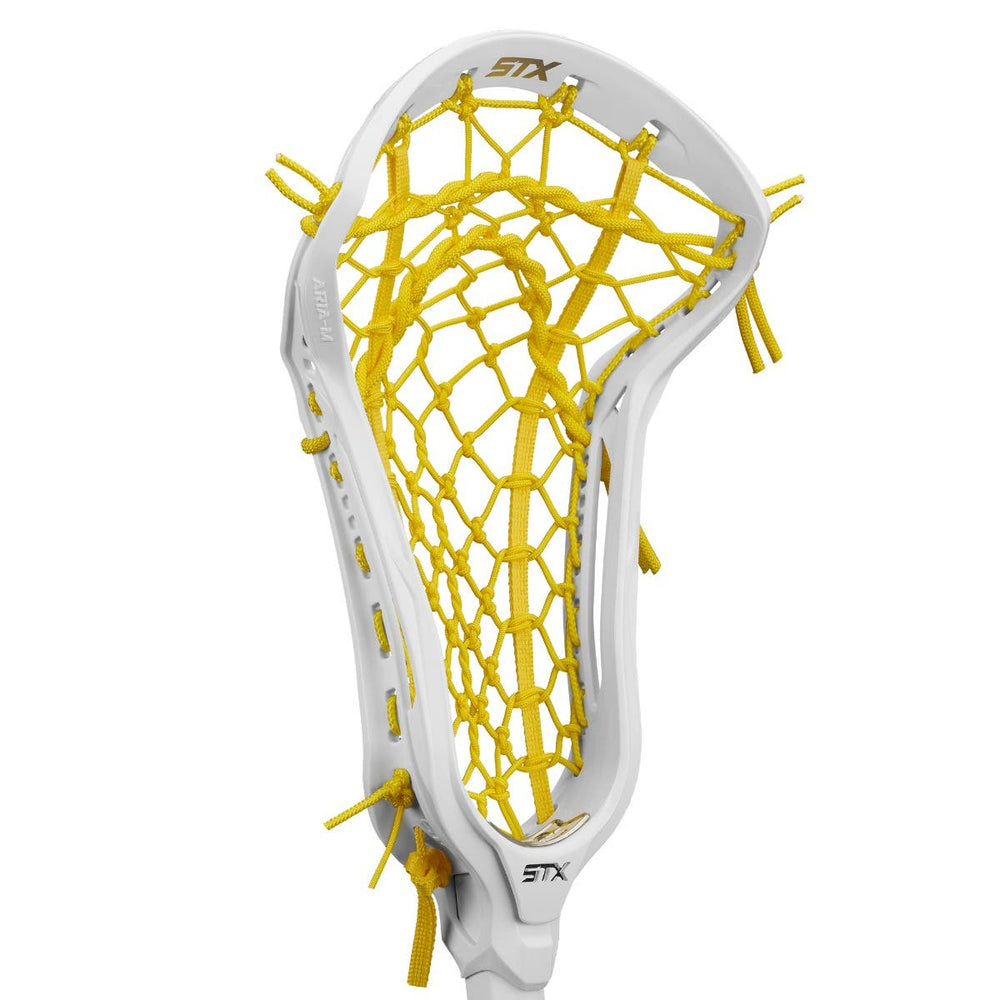STX Aria ProM  Women's Strung Lacrosse Head - White/Yellow