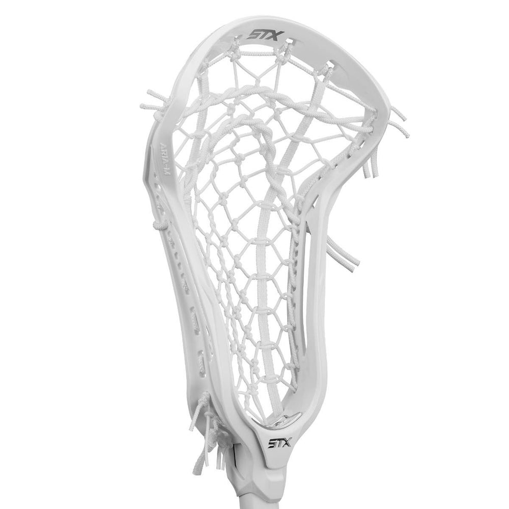 STX Aria ProM  Women's Strung Lacrosse Head - White/White