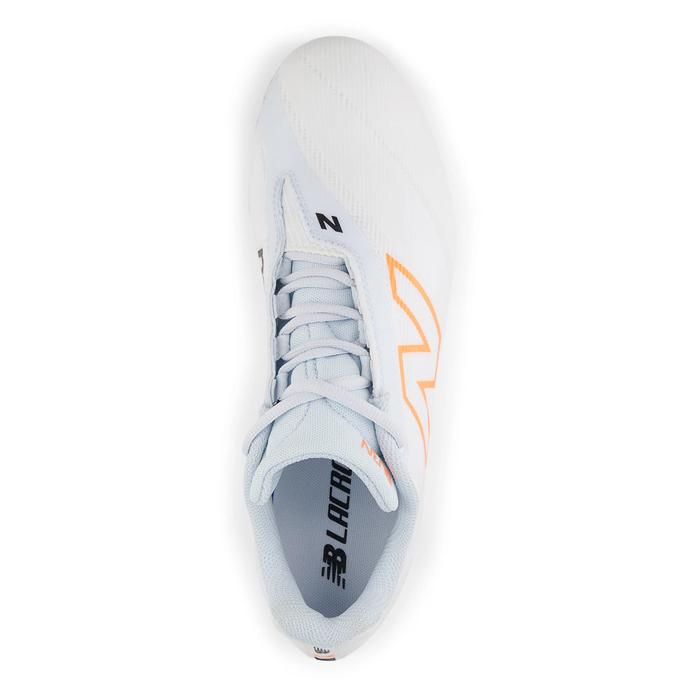 New Balance Burn X4 Lacrosse Cleats - Orange