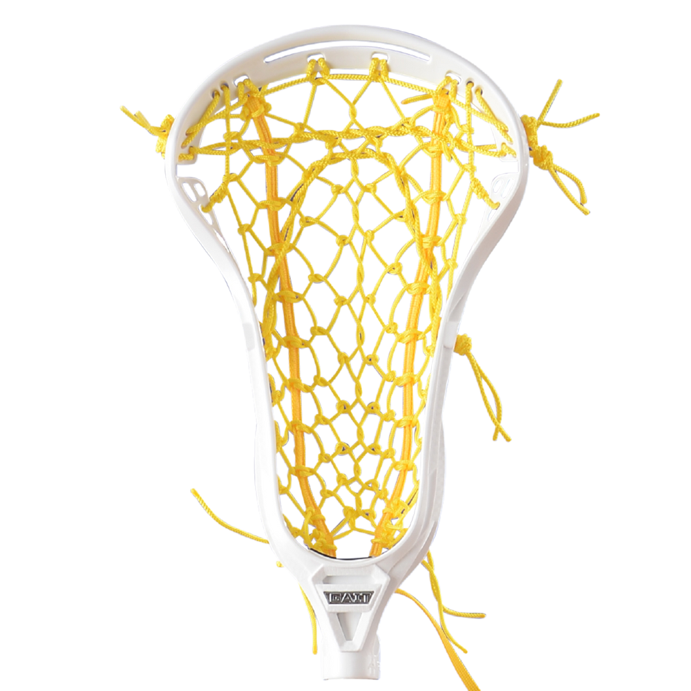Gait Apex 2 Women's Strung Lacrosse Head - White/Yellow
