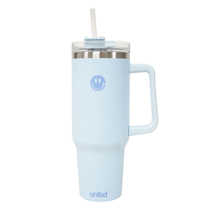 smiley bottle - Blue