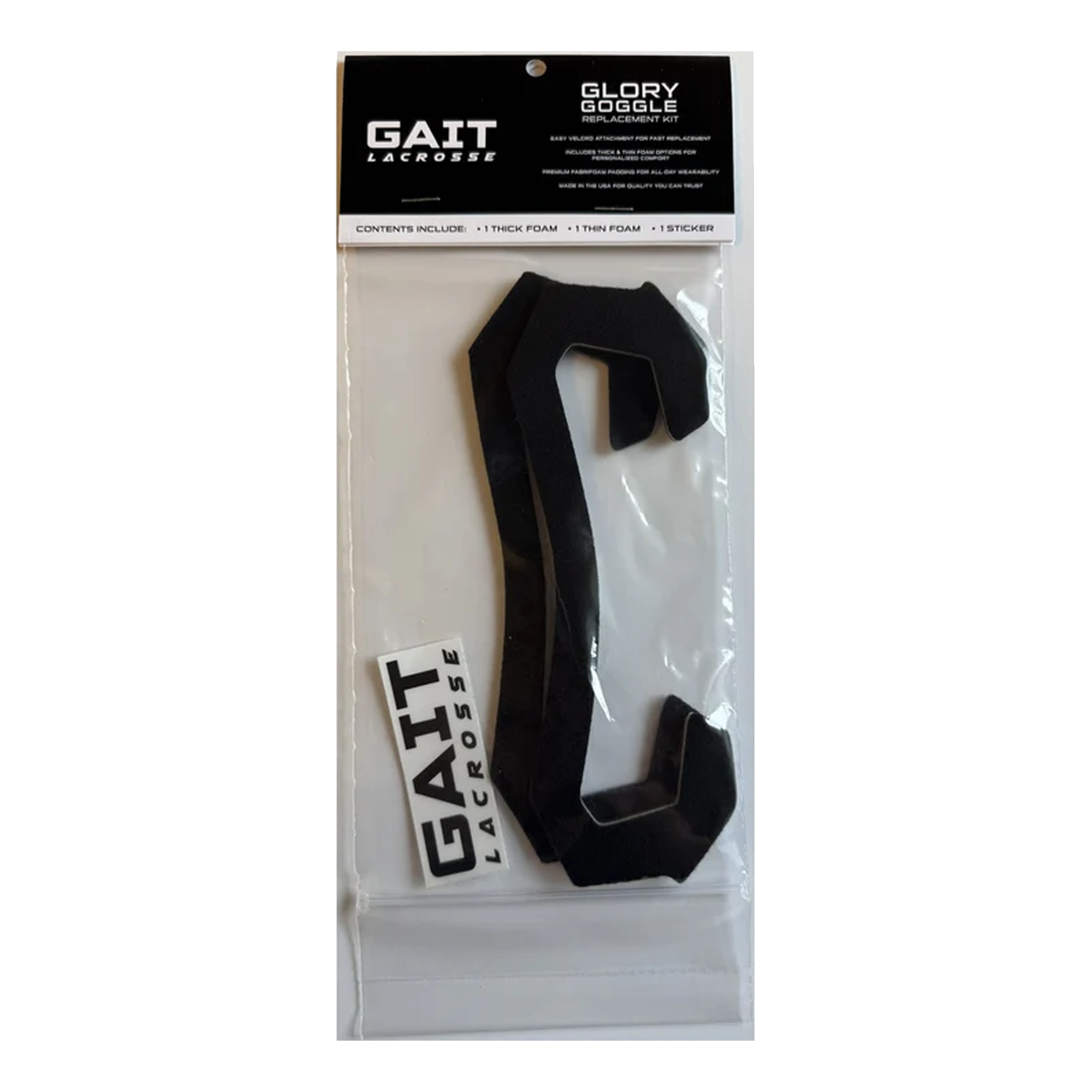 Gait Glory 2 Women's Lacrosse Goggle Foam Replacement Kit