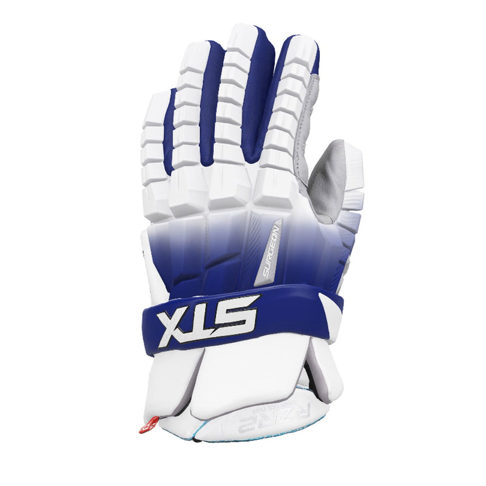 STX Surgeon RZR 2 Lacrosse Gloves Limited Edition Fade - Royal