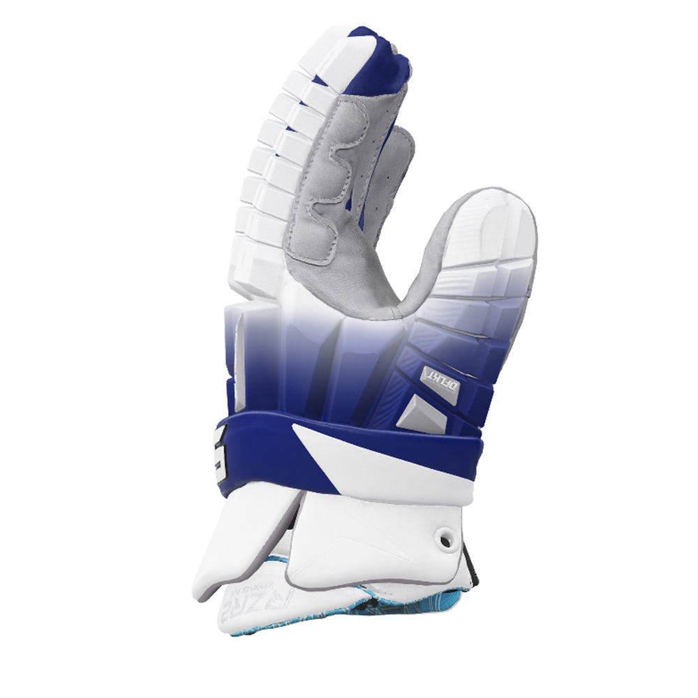 STX Surgeon RZR 2 Lacrosse Gloves Limited Edition Fade - Royal