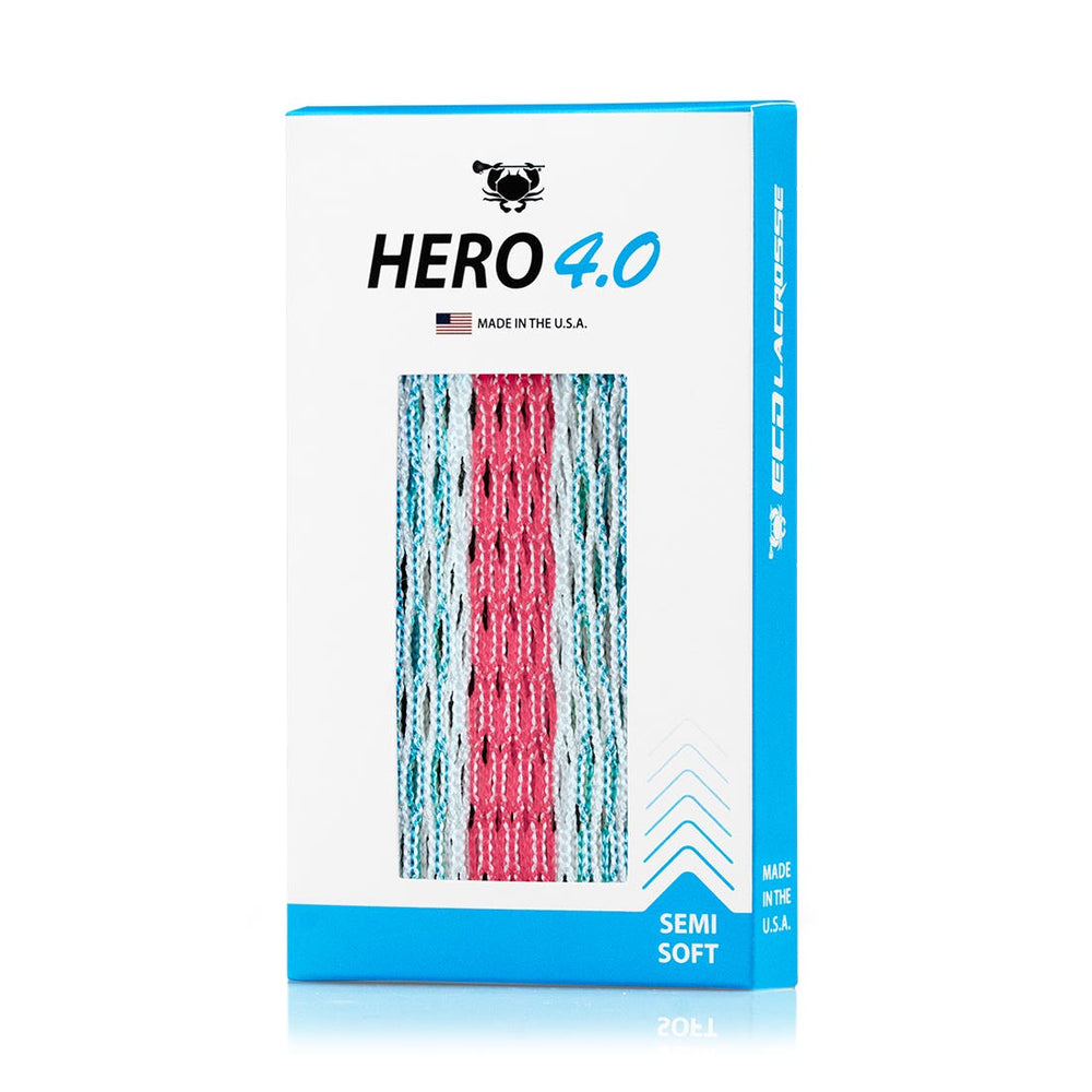 ECD Hero 4.0 Lacrosse Mesh- Semi-Soft- Limited Edition - South Beach