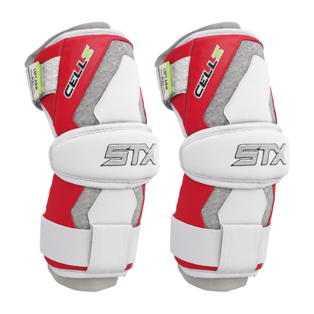 STX Cell VI Limited Edition Lacrosse Arm Pads - Red