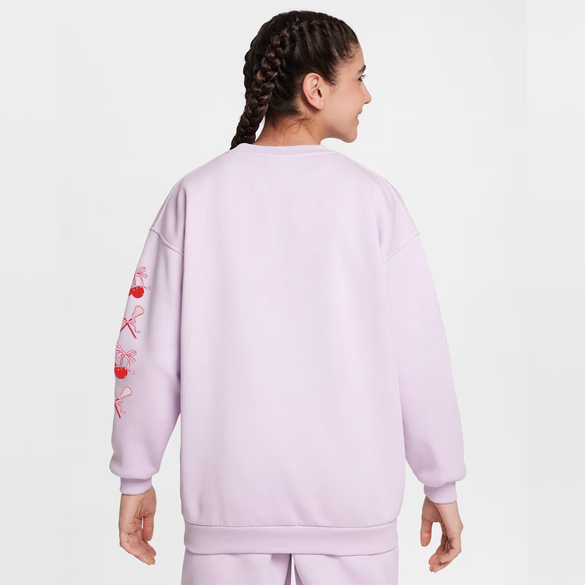 light purple nike crew neck