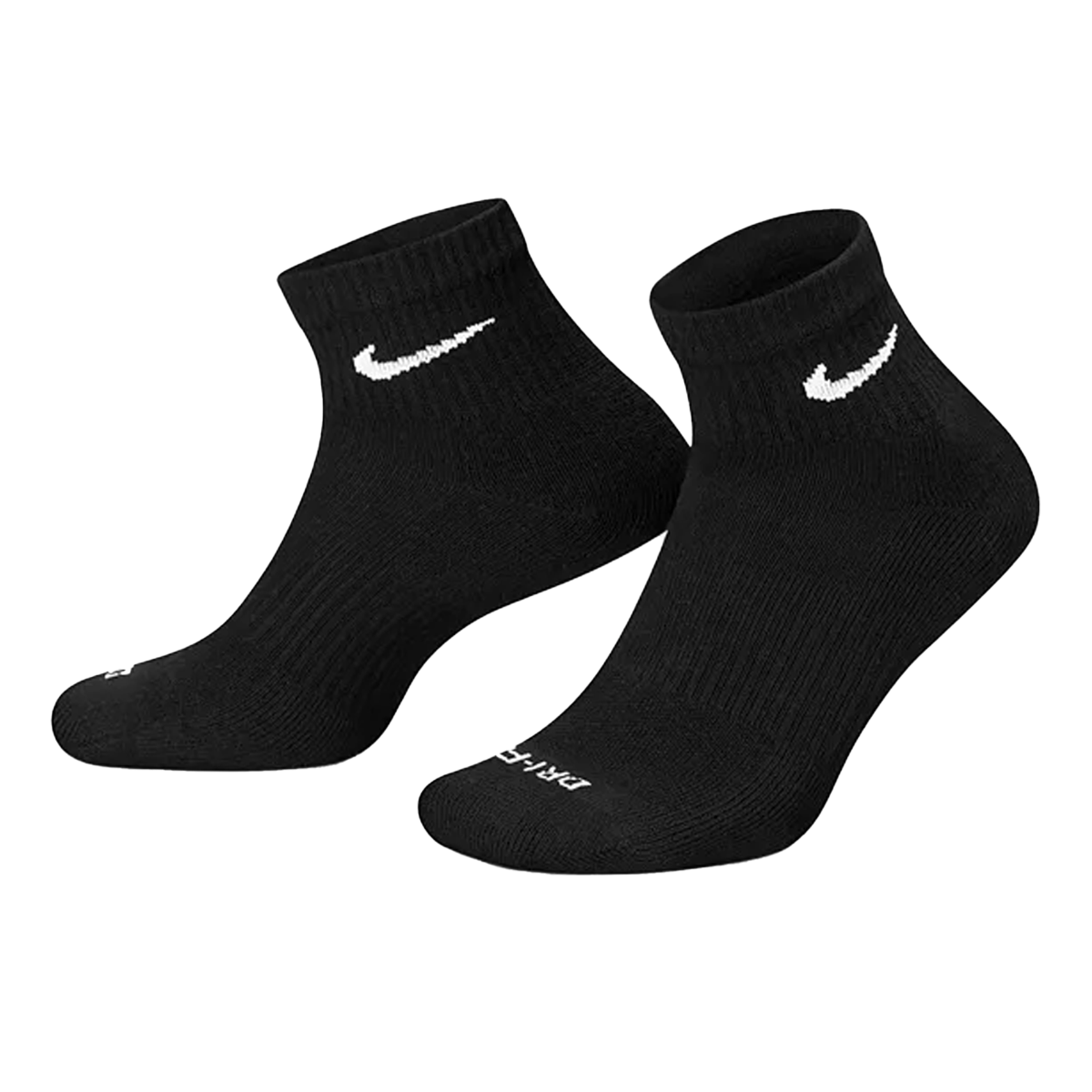 nike training ankle socks black