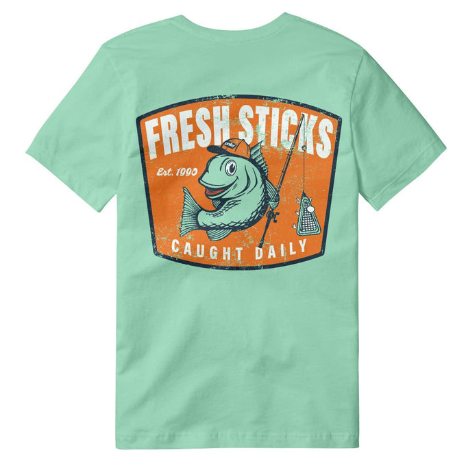 Fresh Sticks Caught Daily Lacrosse Tee