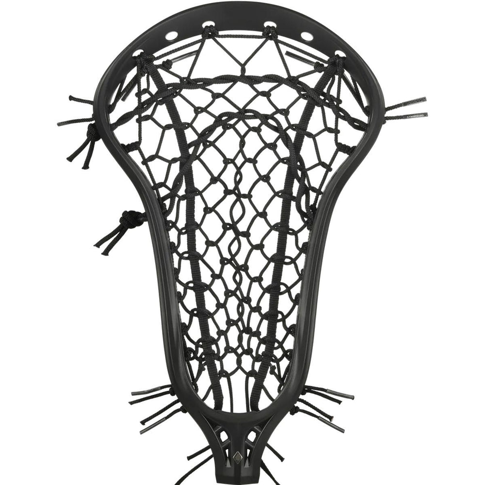 StringKing Mark 2 Midfield Women's Strung Lacrosse Head - Black