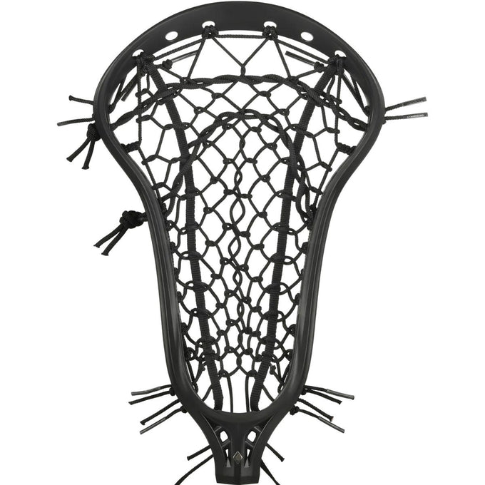 StringKing Mark 2 Midfield Women's Strung Lacrosse Head - Black