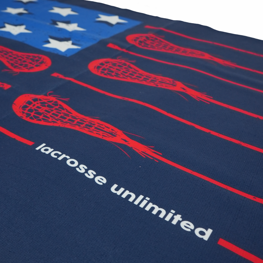 Stars and Sticks Lacrosse Towel