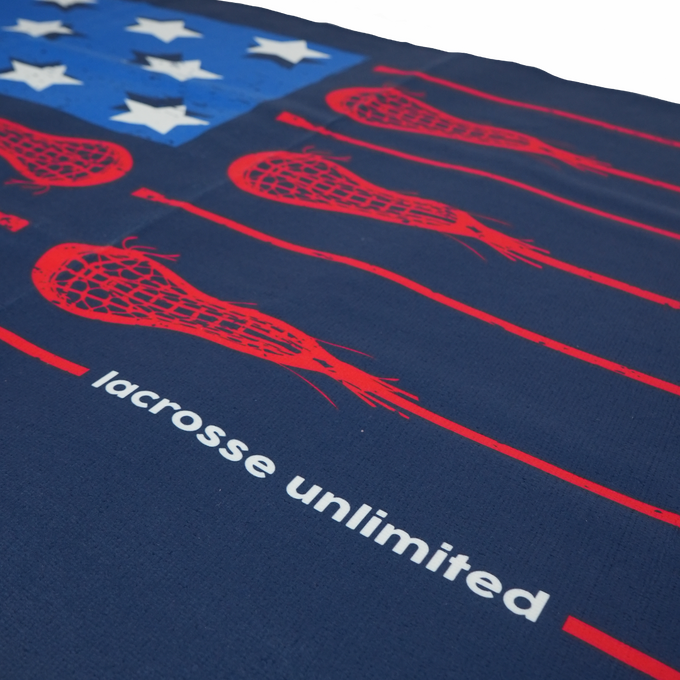 Stars and Sticks Lacrosse Towel