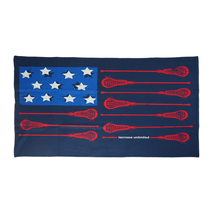 Stars and Sticks Lacrosse Towel