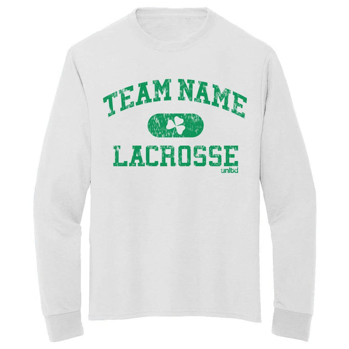 Custom Irish Lacrosse Long Sleeve Tee