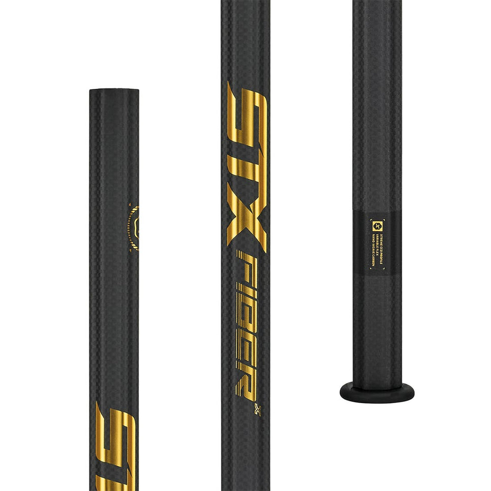 STX Fiber X Black and Gold Lacrosse Shaft