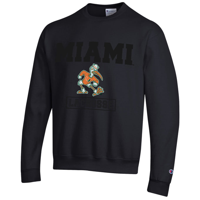 Miami U Adult Lacrosse Crewneck