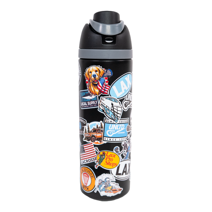 24 Oz Sticker Water Bottle