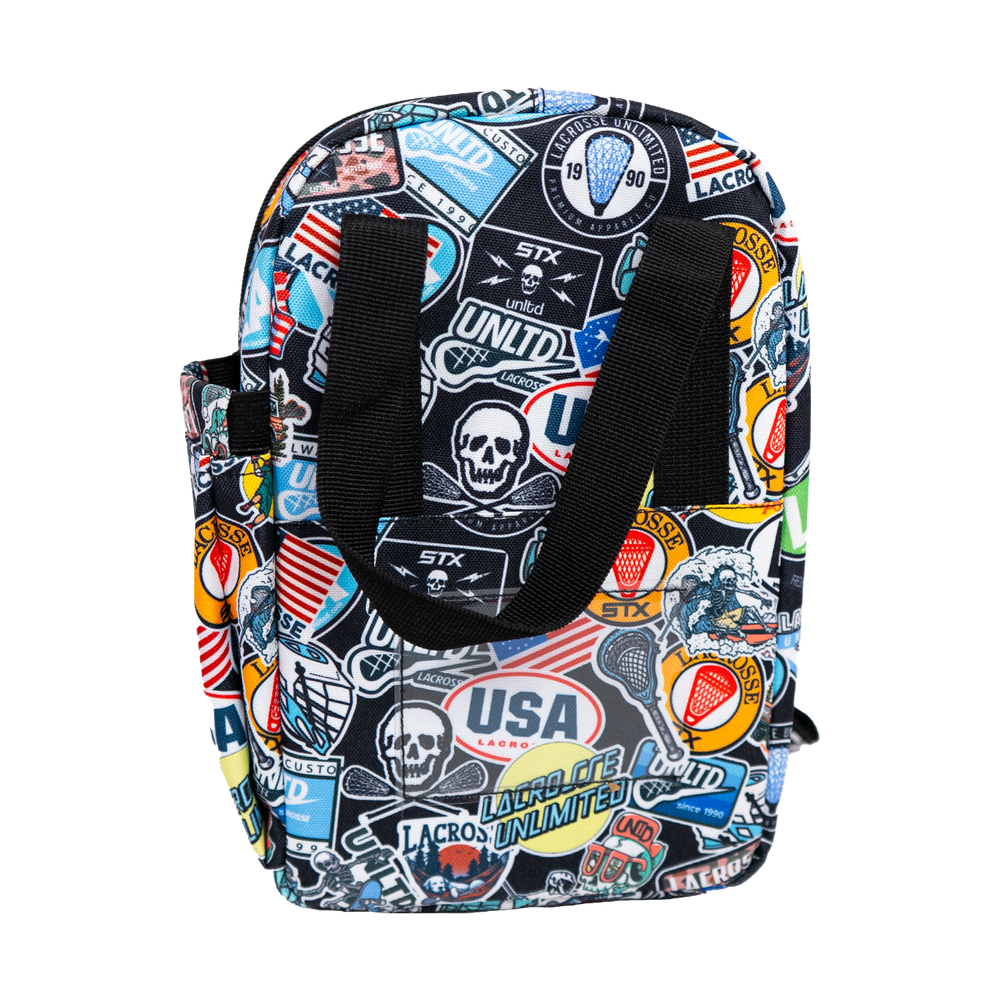 Lacrosse Unlimited Sticker Lunch Bag