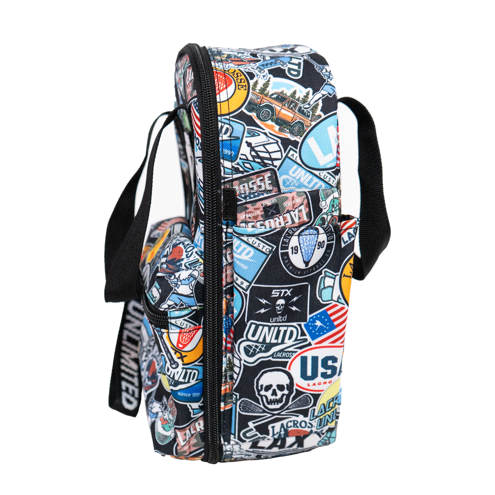 Lacrosse Unlimited Sticker Lunch Bag