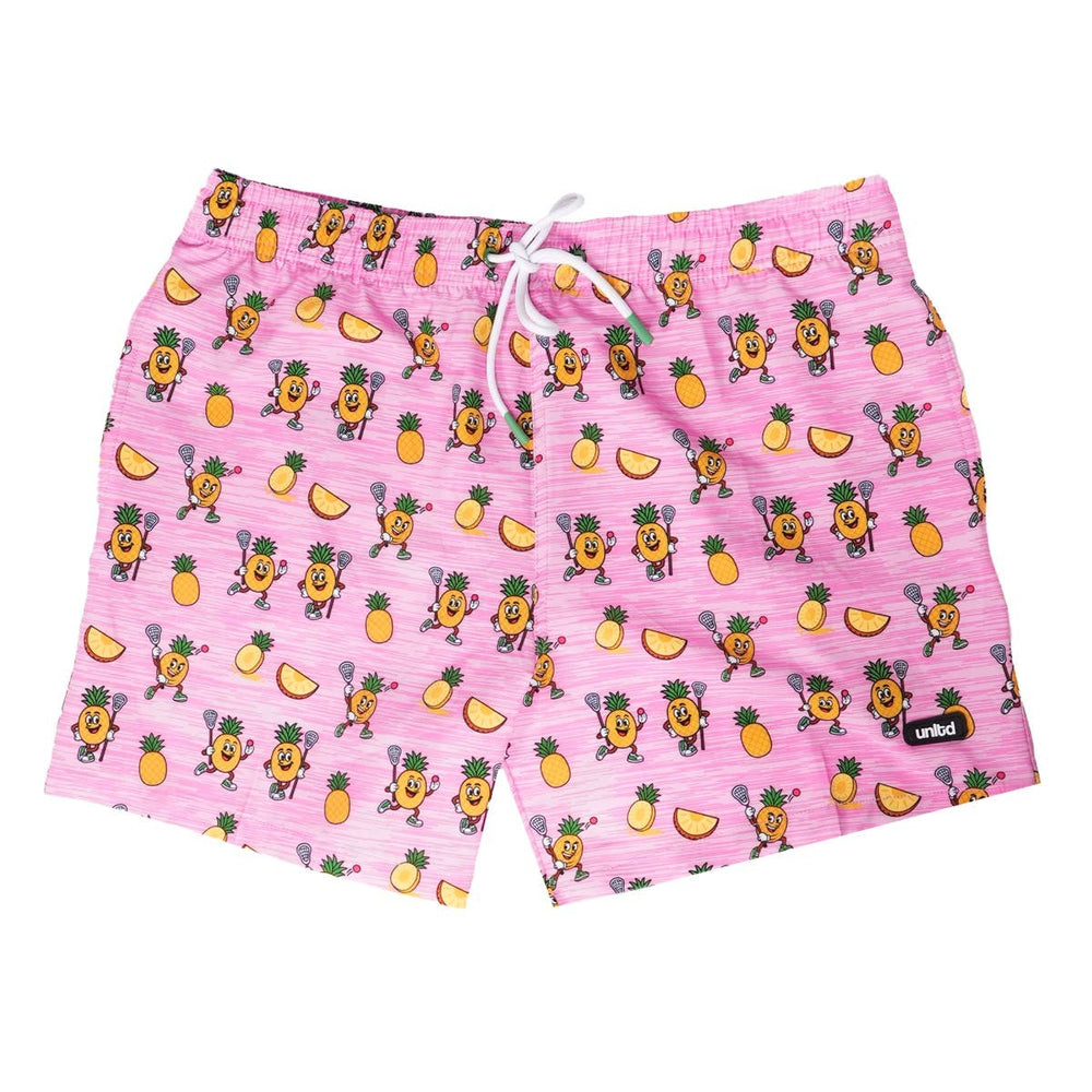 Pineapple Drip Swim Dodge Lacrosse Shorts