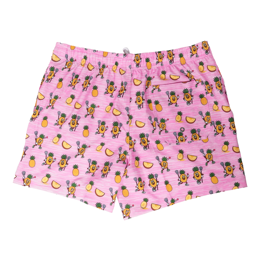 Pineapple Drip Swim Dodge Lacrosse Shorts