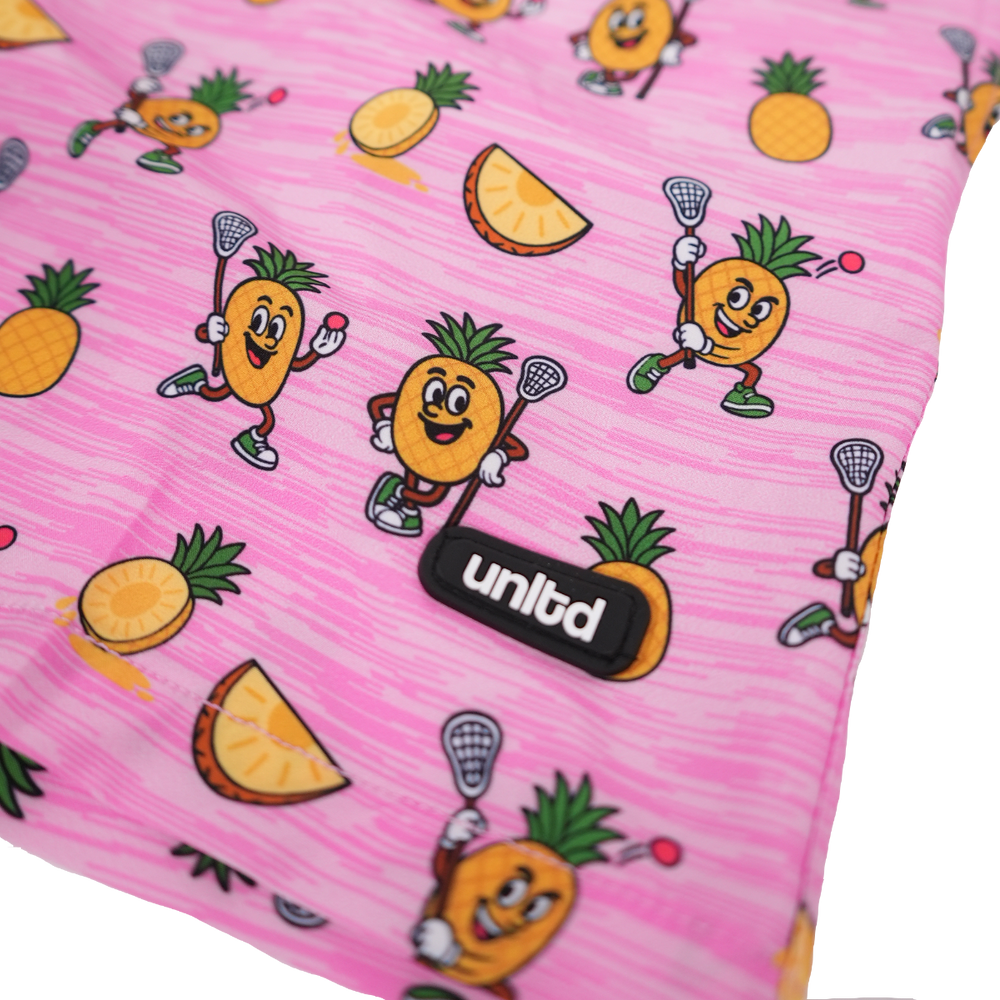 Pineapple Drip Swim Dodge Lacrosse Shorts