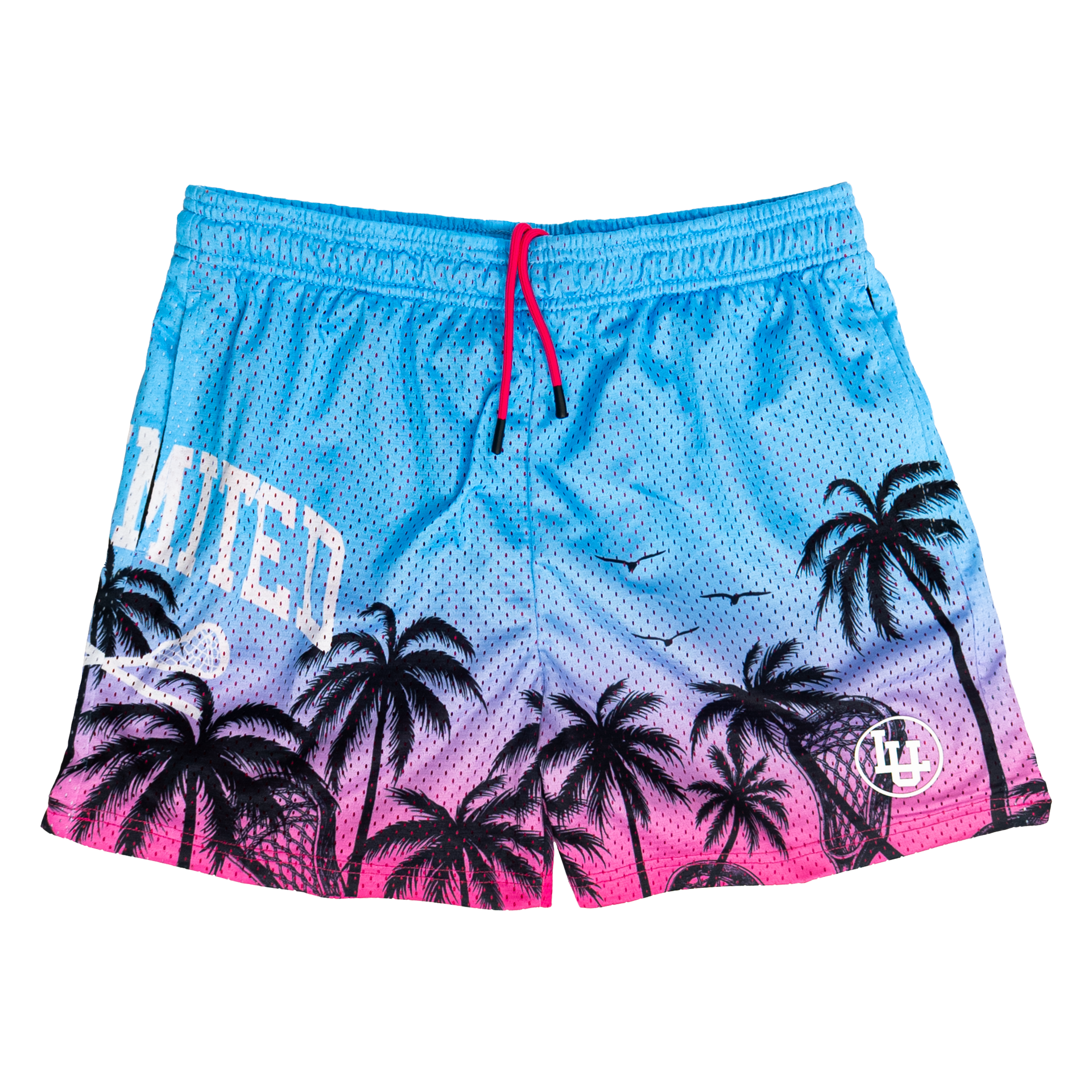 BEATER フラミンゴ柄 Miami Vibes Alpha Lacrosse Shorts