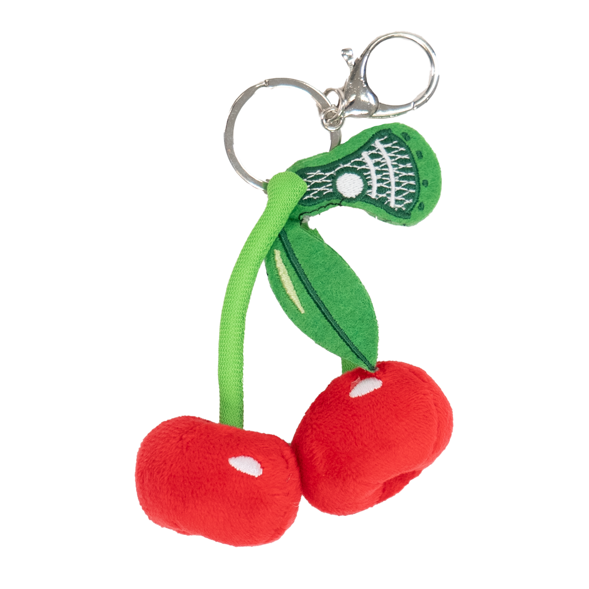Cherry Plush Lacrosse Bag Charm