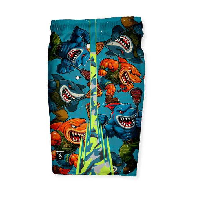 Shark Attack Lacrosse Shorts