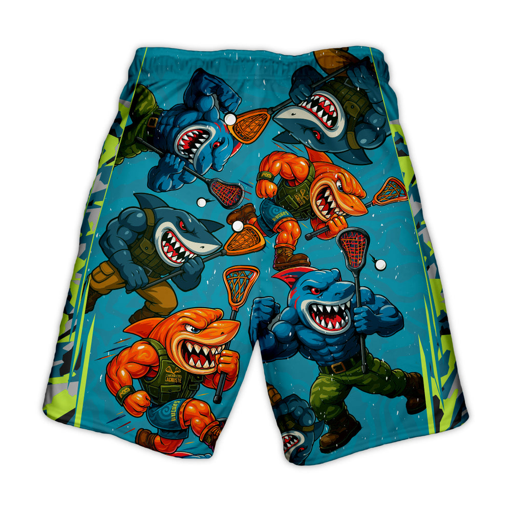 Shark Attack Lacrosse Shorts