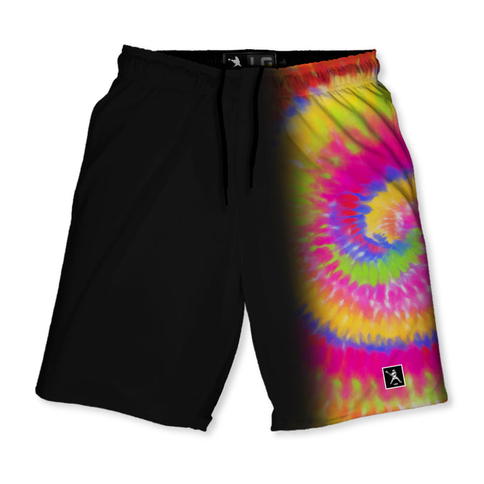 Neon Tie Dye Lacrosse Shorts
