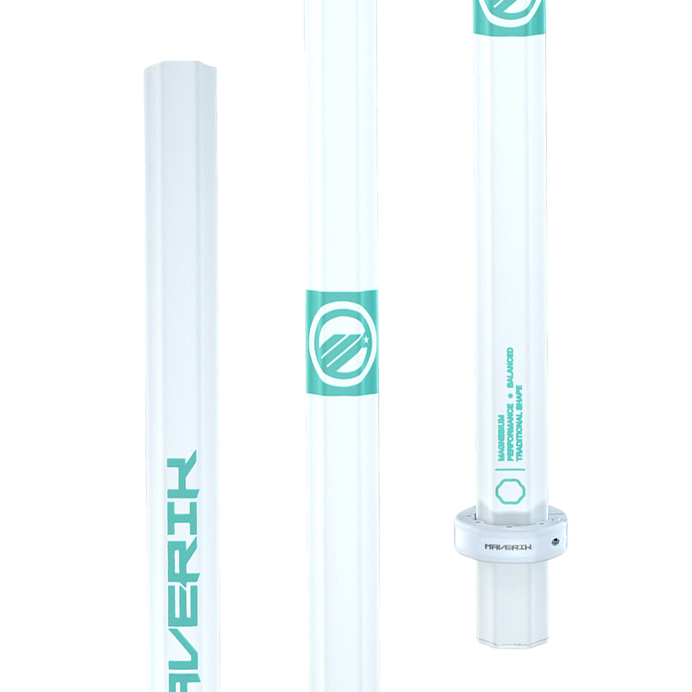 Maverik Mag 165 Lacrosse Shaft- White/Teal