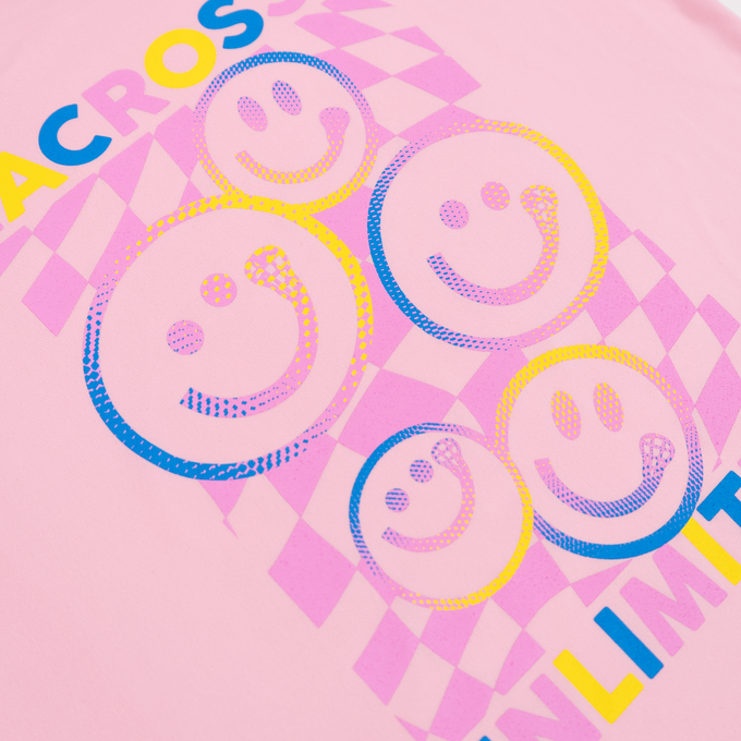 Nike Girls Smile Pink Lacrosse Tee 