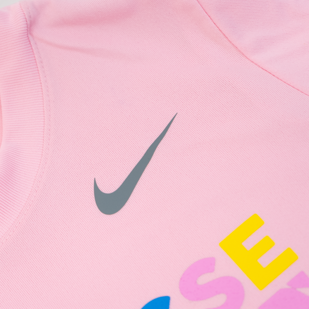 Nike Girls Smile Pink Lacrosse Tee 
