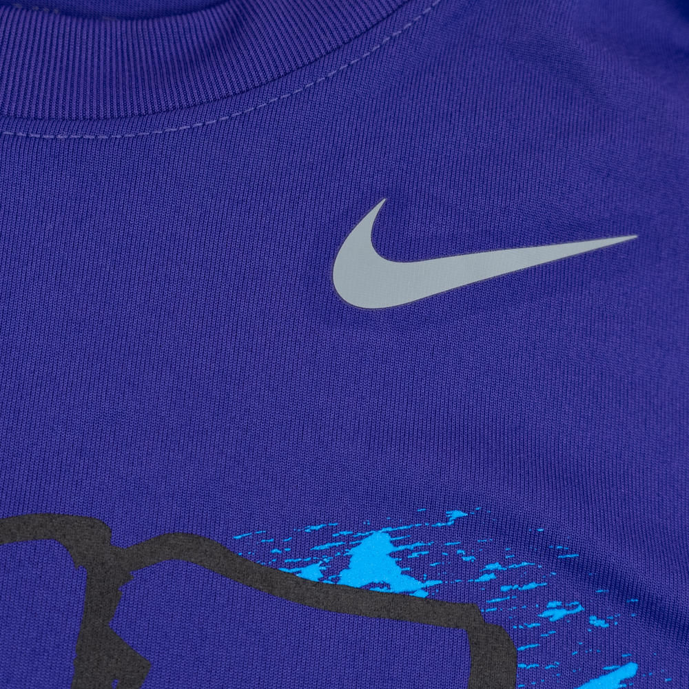 Nike Youth Girls Live Love Lax Purple Lacrosse Tee