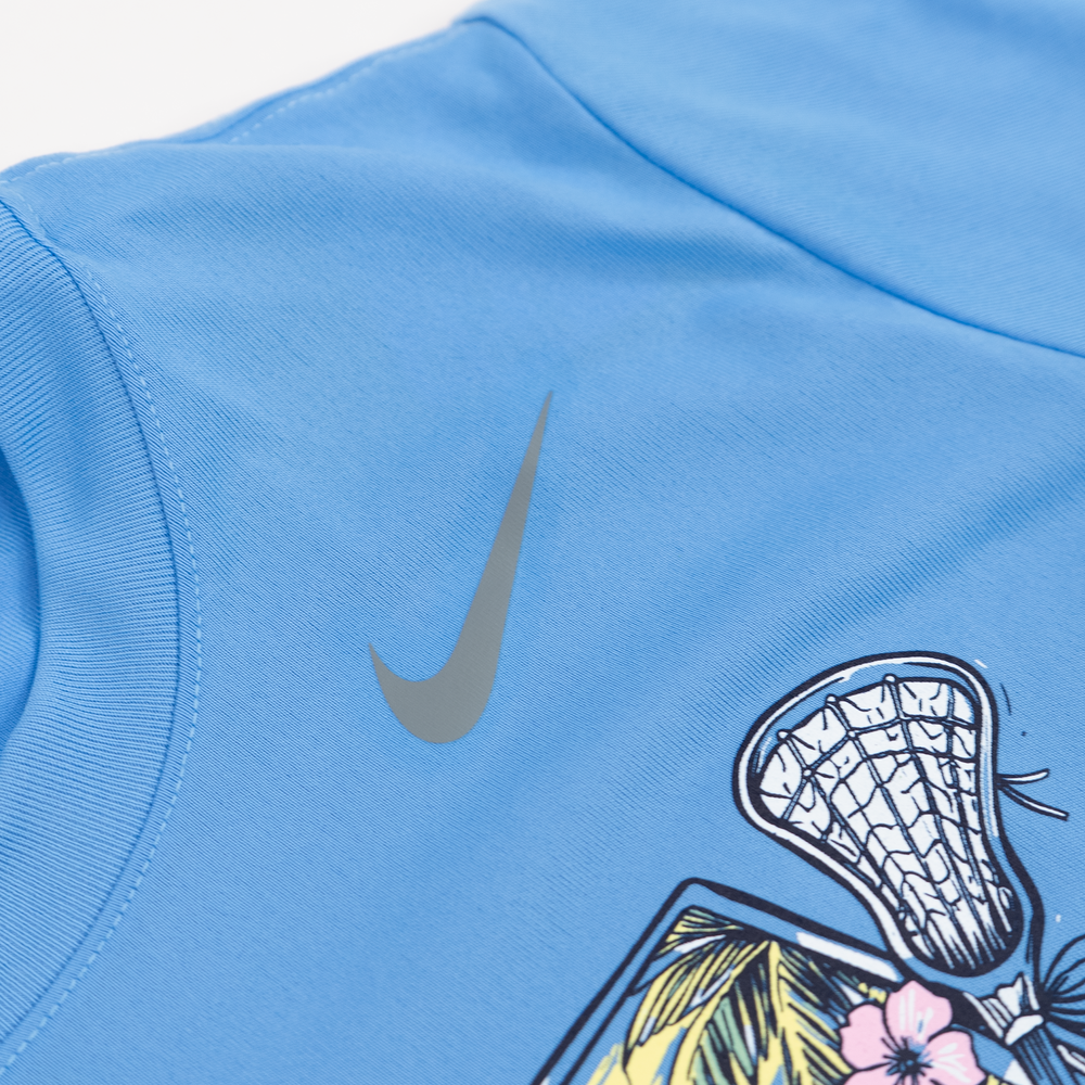 Nike Girls Carolina Palm Lacrosse Tee