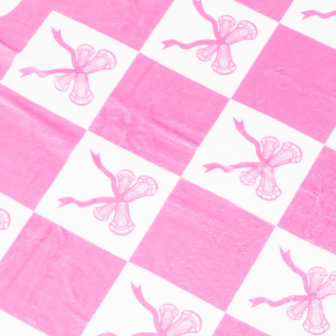 LU Pink Bows Blanket