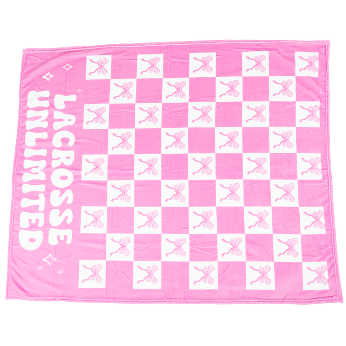 LU Pink Bows Blanket