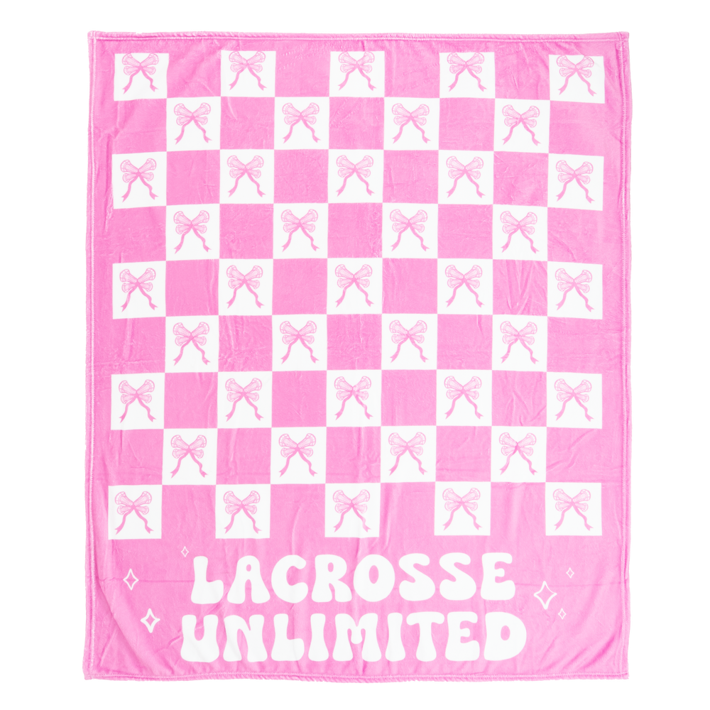 LU Pink Bows Blanket