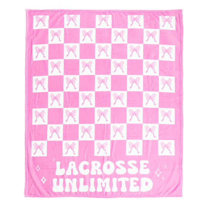 LU Pink Bows Blanket
