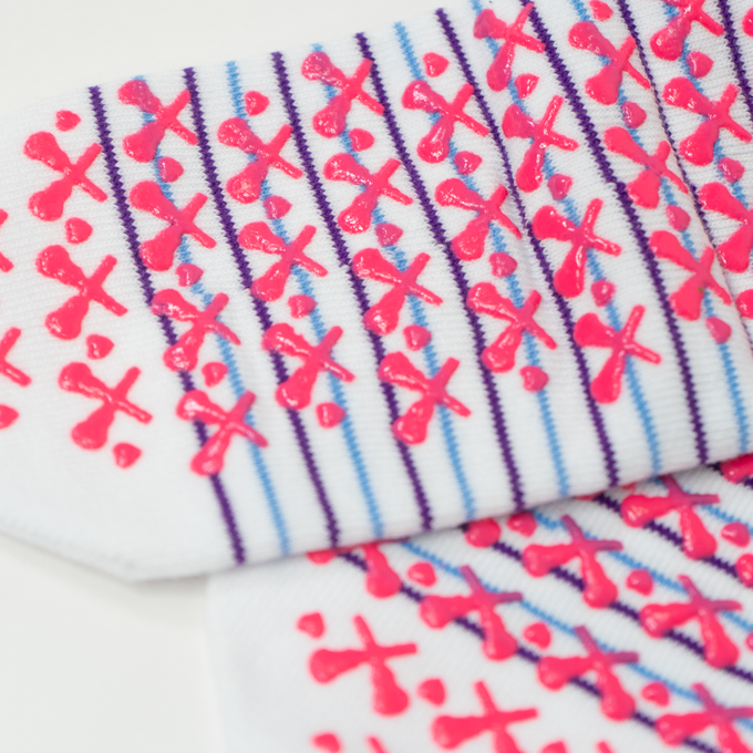 Youth Lax Sticks Grippy Socks