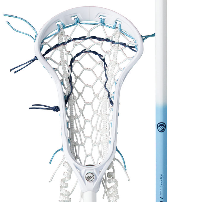 Maverik Ascent Pro Fade Women's Complete Lacrosse Stick - Sky