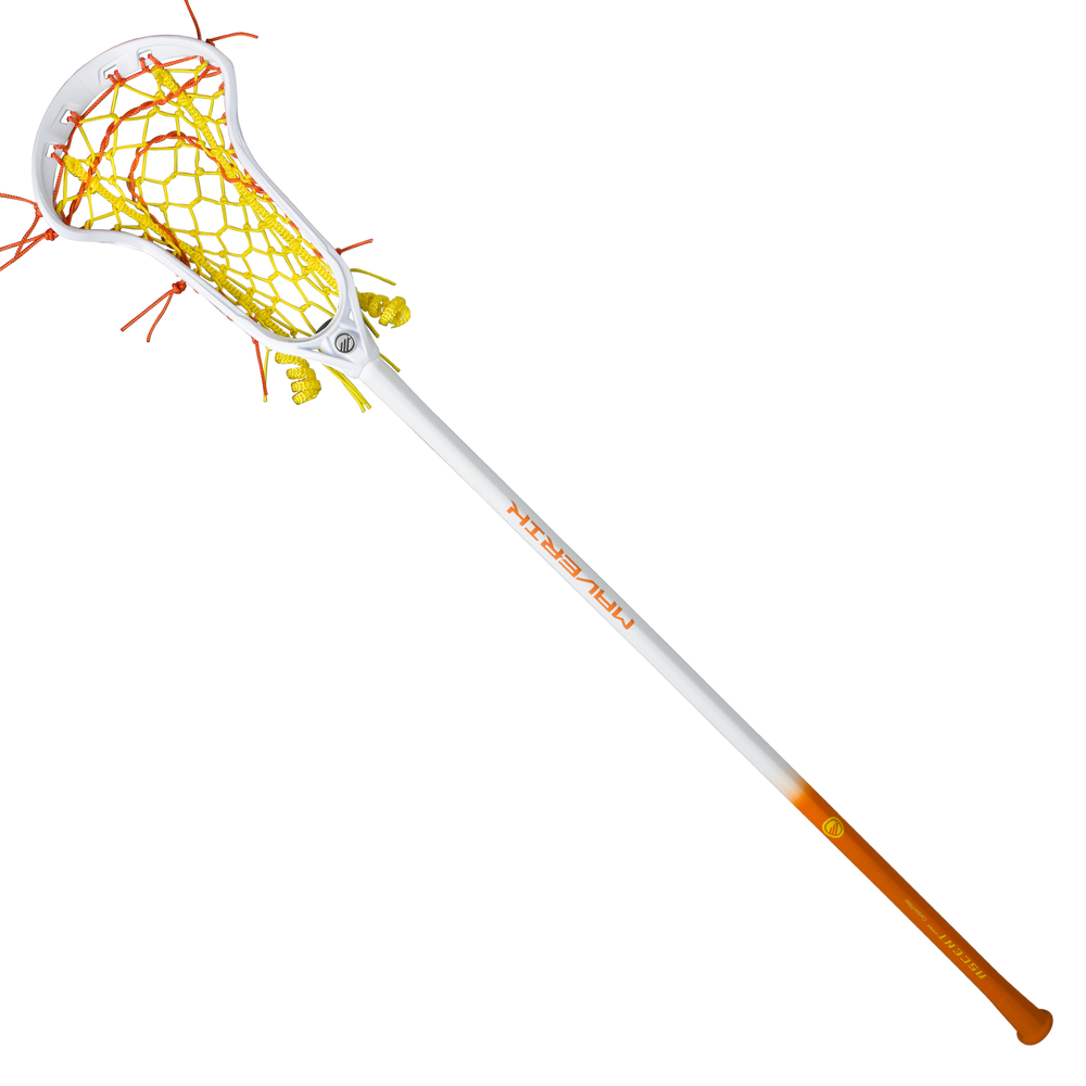 Maverik Ascent Pro Fade Women's Complete Lacrosse Stick - Sun