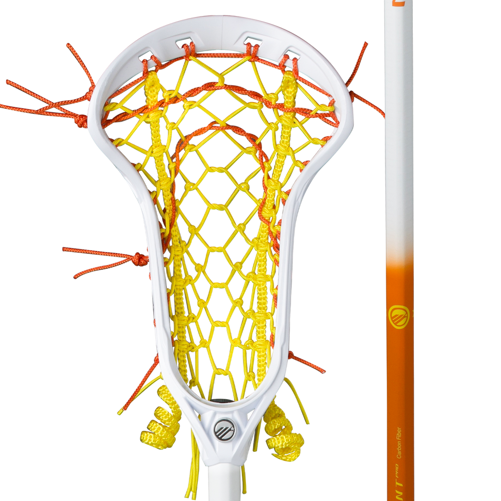 Maverik Ascent Pro Fade Women's Complete Lacrosse Stick - Sun