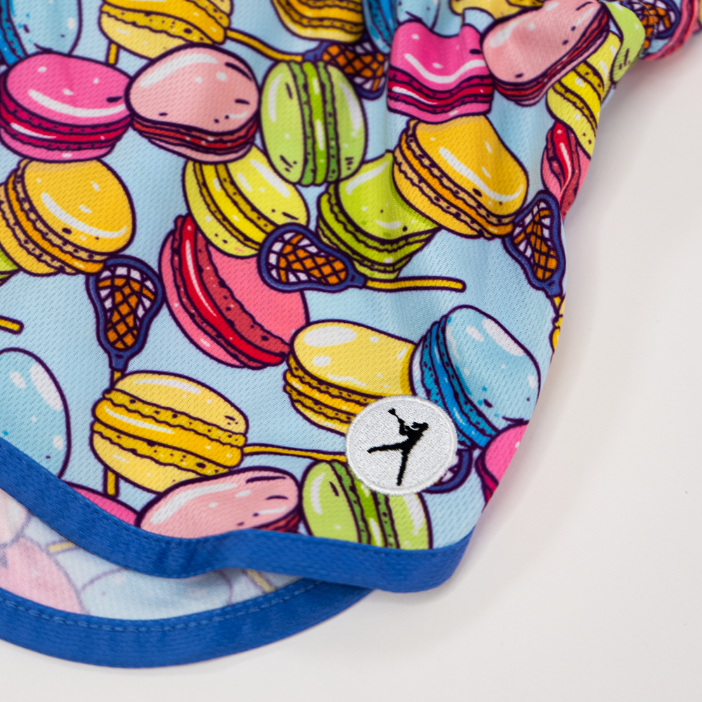 Slay Girl Macaroon Girls Lacrosse shorts