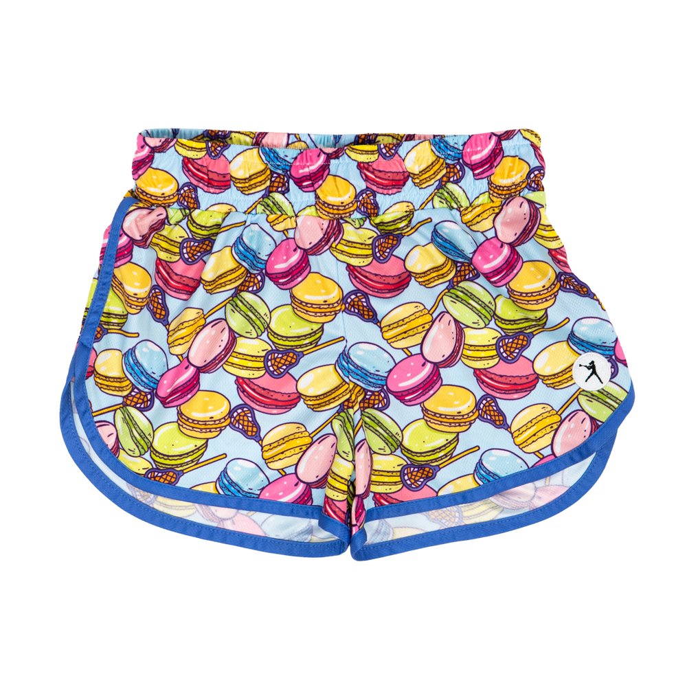 Slay Girl Macaroon Girls Lacrosse shorts