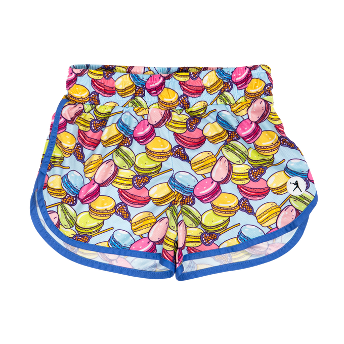 Slay Girl Macaroon Girls Lacrosse shorts