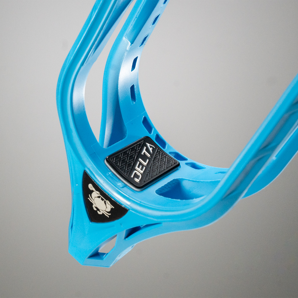 ECD Delta Unstrung Lacrosse Head - Blue
